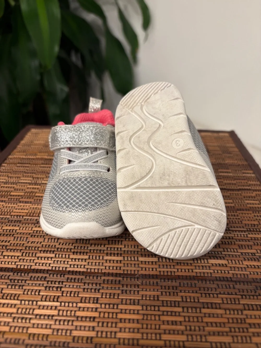 Used Carters size 3 gym shoes